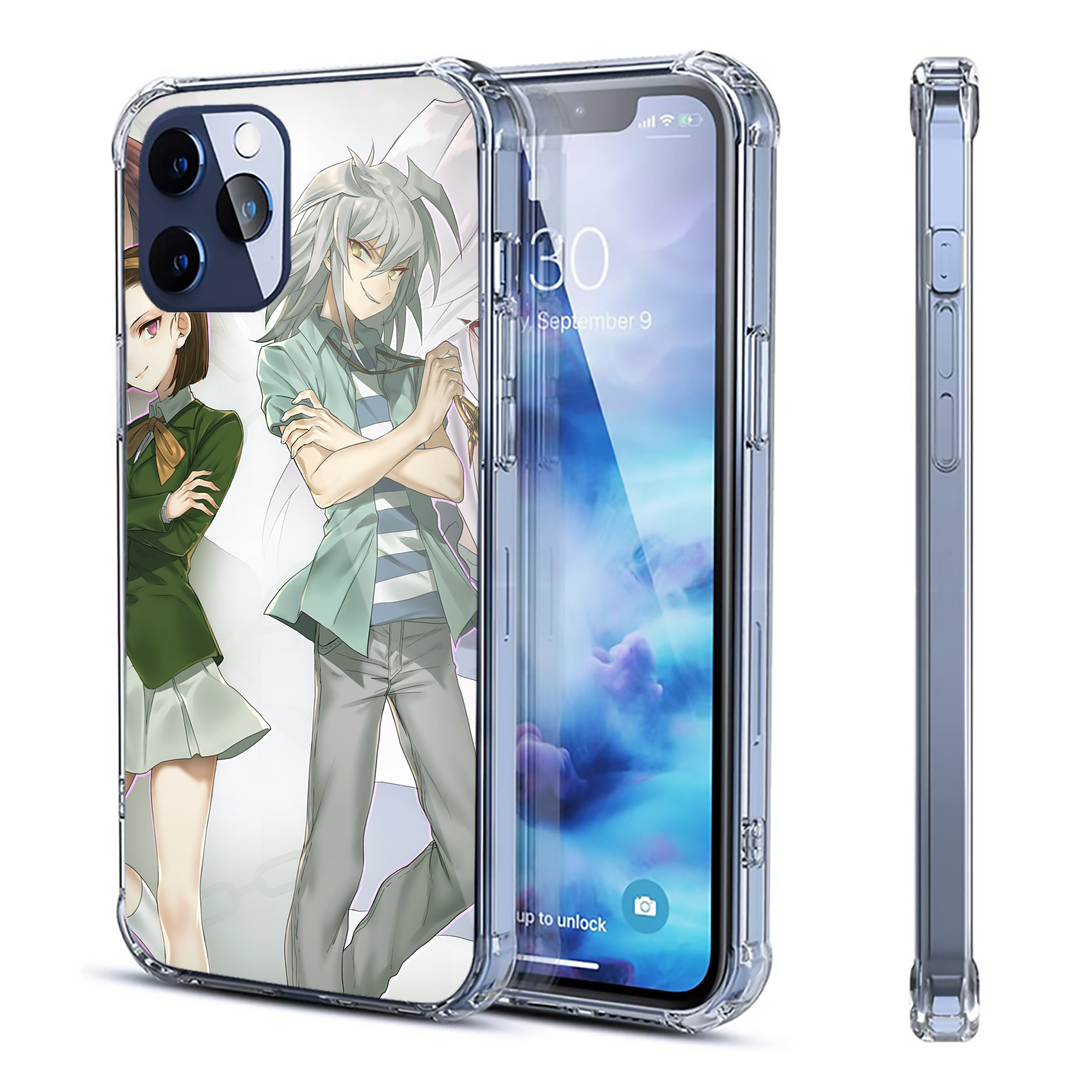 （画像用） 遊☆戯☆王 Yu-Gi-Oh! 【iPhone 12シリーズ対応】透明スマホケース（クリアソフトケース）